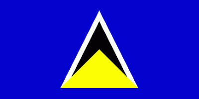 St Lucia flag